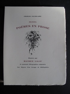 Petits Poemes en Prose by Charles Baudelaire (illus. Maurice LALAU) French Books/Livres en Français by illustrator > LALAU