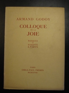 Colloque de la Joie by Armand Godoy (illus. Mariette LYDIS) French Books/Livres en Français by illustrator > LYDIS