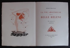 La Vie Amoureuse de la Belle Hélène  by Gerard d'Houville (illus. CARLEGLE) French Books/Livres en Français by illustrator > CARLEGLE