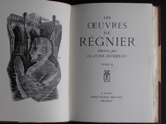 Œuvres de Regnier ( illus. Claude DURRENS ) French Books/Livres en Français by illustrator > DURRENS